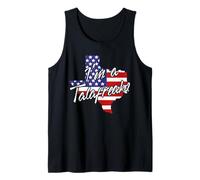 I'm A Talafreako Funny Texas Pride US Flag Graphic tee Camiseta sin Mangas