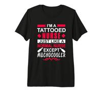 I'm A Tattooed Nurse Just Like A Normal Nurse Funny Nursing Camiseta Premium