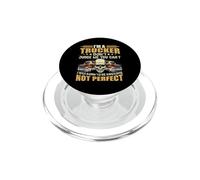 I'm A Trucker Don't Judge Me You Can't Funny Truck Driver PopSockets PopGrip para MagSafe