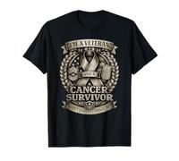 Im A Veteran and A Cancer Survivor Dont Underestimate Me Camiseta