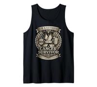 Im A Veteran and A Cancer Survivor Dont Underestimate Me Camiseta sin Mangas