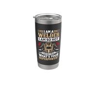 I'm A Welder I Am So Hot Funny Welding Weders Vaso térmico de acero inoxidable de doble pared