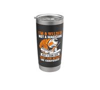 I'm A Welder Not A Magician Funny Welders Welding Vaso térmico de acero inoxidable de doble pared