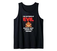 I'm Actually Evil People Just Think I'm Joking Camiseta sin Mangas