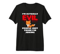 I'm Actually Evil People Just Think I'm Joking Zorro Camiseta Premium