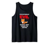 I'm Actually Evil People Just Think I'm Joking Zorro Camiseta sin Mangas