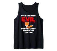 I'm Actually Evil People Just Think I'm Joking Zorro Camiseta sin Mangas