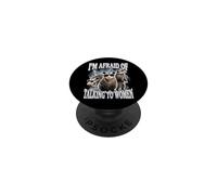 I'm Afraid of Talking To Women PopSockets PopGrip Adhesivo