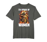I'm Afraid Of Women Cringe Skeleton Camiseta