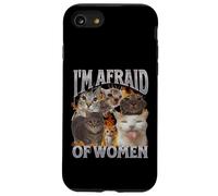 I'm Afraid Of Women Funny Cat Meme Bootleg Gráfico Carcasa para iPhone SE (2020) / 7 / 8