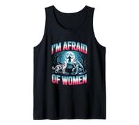 I'm Afraid of Women Unwearable Aduld Humor Bootleg Camiseta sin Mangas