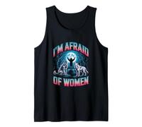 I'm Afraid of Women Unwearable Aduld Humor Bootleg Camiseta sin Mangas