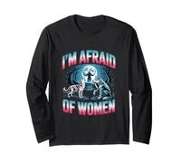 I'm Afraid of Women Unwearable Aduld Humor Bootleg Manga Larga