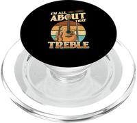 I'm All About That Treble Funny Treble Músico Juego de Palabras de música PopSockets PopGrip para MagSafe