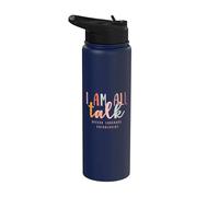 I'm All Talk SLP Terapia Patólogo del Habla y Lenguaje Stainless Steel Insulated Water Bottle