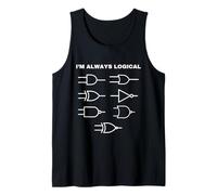 I'm Always Logical Electronics Puertas lógicas eléctricas Camiseta sin Mangas