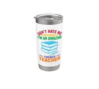 I'm An Amazing French Teacher School Teachers Vaso térmico de acero inoxidable de doble pared