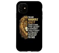 I'm An August Guy - I Have 3 Sides - Lion Leo Birthday Carcasa para iPhone 11
