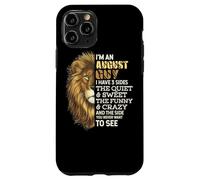 I'm An August Guy - I Have 3 Sides - Lion Leo Birthday Carcasa para iPhone 11 Pro