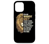 I'm An August Guy - I Have 3 Sides - Lion Leo Birthday Carcasa para iPhone 12/12 Pro