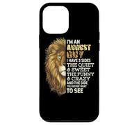 I'm An August Guy - I Have 3 Sides - Lion Leo Birthday Carcasa para iPhone 12 Mini