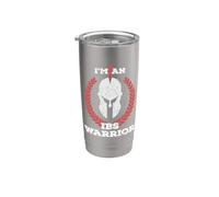 I'm an IBS Warrior Irritable Bowel Syndrome Awareness Vaso térmico de acero inoxidable de doble pared