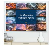 Im Bann der Naturgewalten (hochwertiger Premium Wandkalender 2026 DIN A2 quer), Kunstdruck in Hochglanz: Die kraftvollen Tanzpartner von Blitz und ... erleuchten und die Erde erzittern lassen.