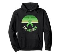 Im Broken Fight End Break Stigma Mental Health Awareness Sudadera con Capucha