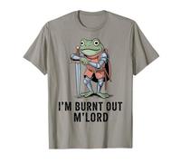 Im Burnt out MLord Funny Knight Frog Meme Boys Men Sarcastic Camiseta