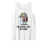 Im Burnt out MLord Funny Knight Frog Meme Boys Men Sarcastic Camiseta sin Mangas