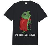 I'm Burnt out M'Lord REN Faire Medieval Knight Frog Divertido Comfort Colors Adult Heavyweight T-Shirt