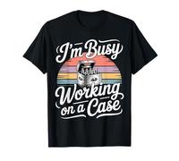 I'm Busy Working On A Case Fiesta para Beber Alcohol - Camiseta