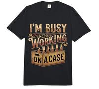 I'm Busy Working On A Case Fiesta para Beber Alcohol Comfort Colors Adult Heavyweight T-Shirt