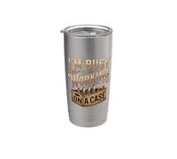 I'm Busy Working On A Case Fiesta para beber alcohol Vaso térmico de acero inoxidable de doble pared