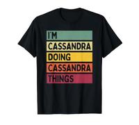 I'm Cassandra Doing Cassandra Things Funny Personalizado Camiseta gráfica económica