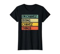 I'm Chavez Doing Chavez Things Funny Citas Personalizadas Camiseta gráfica económica, Mujer, Negro, L