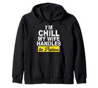 Im Chill Mi Esposa maneja los Problemas Sudadera con Capucha