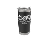 I'm Dad's Favorite That's What He Said Funny Sibling Vaso térmico de acero inoxidable de doble pared