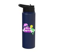 I'm dead inside Divertido delfín sarcasmo Stainless Steel Insulated Water Bottle