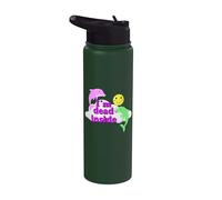 I'm dead inside Divertido delfín sarcasmo Stainless Steel Insulated Water Bottle