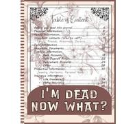 I'm Dead Now What?: The Final Wishes Planner gives your loved ones easy access to all vital information after you pass away.