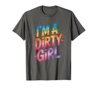 I'm Dirty Girl Mud Run, Moto de Cross, Muddy Queen Mudding, ATV UTV Camiseta