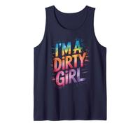 I'm Dirty Girl Mud Run, Moto de Cross, Muddy Queen Mudding, ATV UTV Camiseta sin Mangas