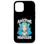 I'm Done Adulting, Let's Be Mermaids Carcasa para iPhone 12/12 Pro
