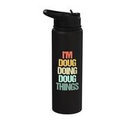 I'm Doug Doing Doug Things - Divertido Dicho Cool Nombre Doug Stainless Steel Insulated Water Bottle