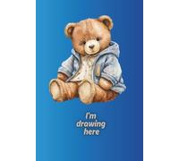 I'm Drawing Here: Notebook To Draw In, Blank Paper, 6" x 9" Inches, 110 Pages