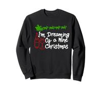 I'm Dreaming of a Wine Christmas: Funny Wine Lover Design Sudadera