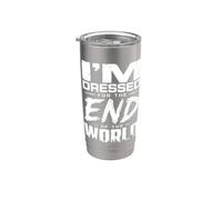 I'm Dressed For The End Of The World. Vaso térmico de acero inoxidable de doble pared