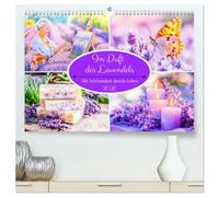 Im Duft des Lavendels - Mit Achtsamkeit durchs Leben (hochwertiger Premium Wandkalender 2026 DIN A2 quer), Kunstdruck in Hochglanz: Poetische Sprüche mit Lavendelmomenten zum Träumen und Innehalten