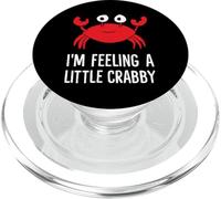 I'm Feeling A Little Crabby Funny Cartoon Cangrejo Kids Langosta PopSockets PopGrip para MagSafe